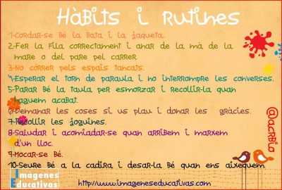 Hàbits i rutines
