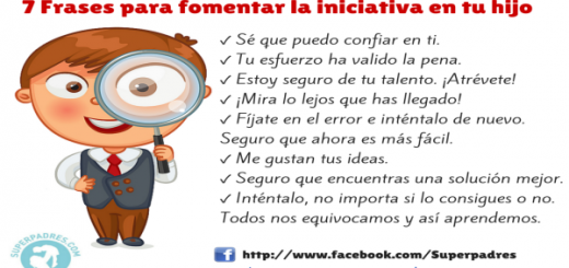 7 Frases para fomentar la iniciativa en tu hijo Portada