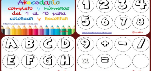Abecedario para colorear Collage Portada