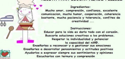 Receta para educar niños felices Portada
