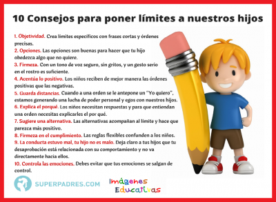 10 Consejos para poner límites a nuestros hijos