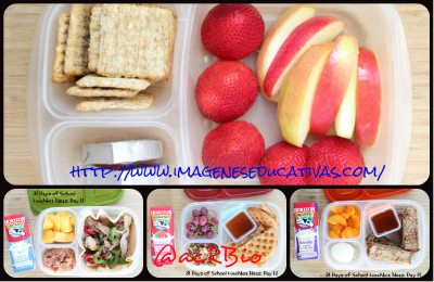 Almuerzos saludables para niñ@s Collage