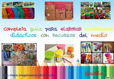 Completa guía para elaborar materiales didácticos con recursos del medio