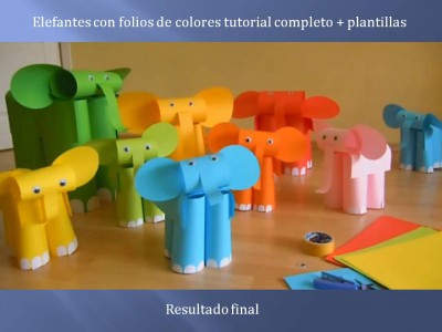 Elefantes con folios de colores tutorial (11)
