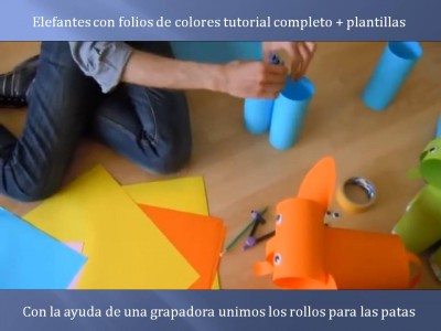 Elefantes con folios de colores tutorial (2)