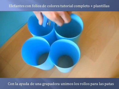 Elefantes con folios de colores tutorial (3)