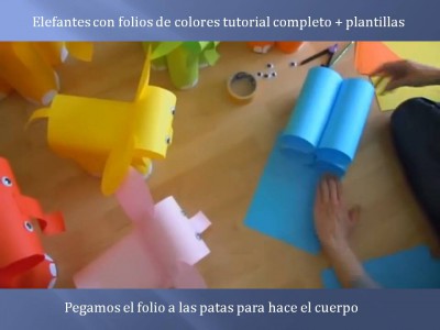 Elefantes con folios de colores tutorial (5)