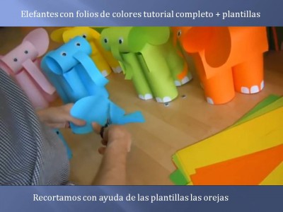 Elefantes con folios de colores tutorial (8)