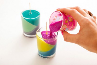 Reciclamos nuestras ceras y crayones para convertirlos en velas decorativas.  (11)