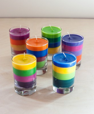 Reciclamos nuestras ceras y crayones para convertirlos en velas decorativas.  (5)