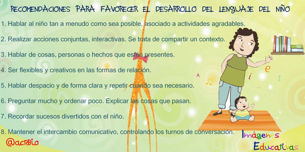 Recomendaciones para favorecer el desarrollo del lenguaje del niño