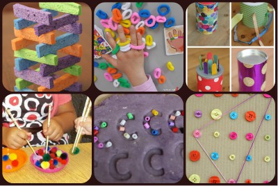Actividades para estimular y trabajar la motricidad en infantil y preescolar Collage