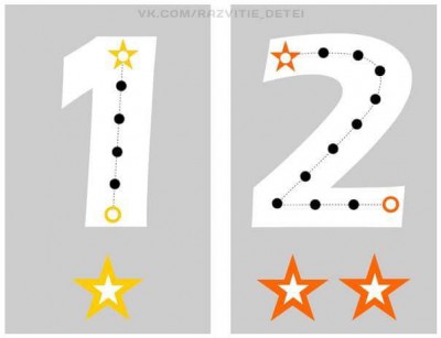 Estupenda manualidad para aprender el trazo de los números (1)