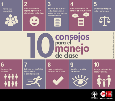 10 consejos para el manejo de clase