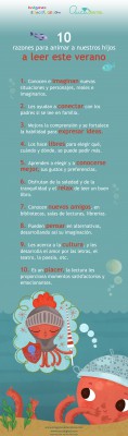10 razones para animar a nuestros hijos a leer este verano.