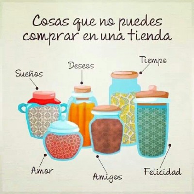 Cosas que no puedes conprar en una tienda 1