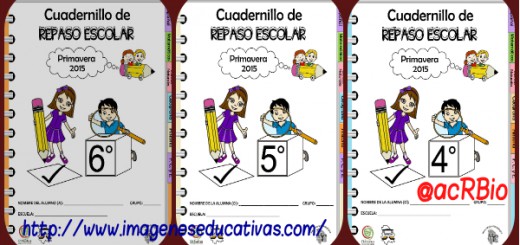 Cuadernillos de Repaso Escolar Cuarto Portada 2