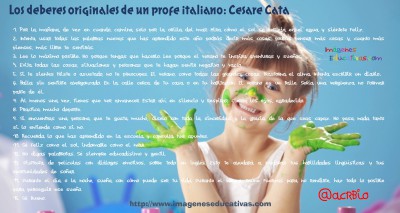Los deberes originales de Cesare Cata