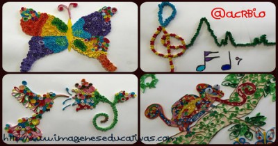 Quilling Creando de forma enrollada Collage Portada