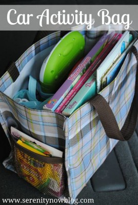 kits de viaje y organizadores de coche DIY Para viajar con niños (8)