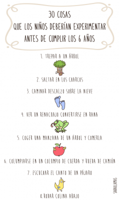30 cosas que los niños deberían experimentar antes de cumplir los 6 años 1