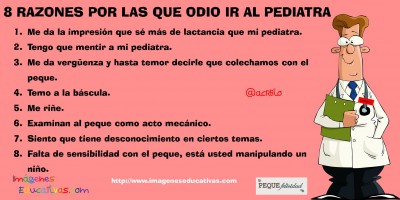 8 RAZONES POR LAS QUE ODIO IR AL PEDIATRA 2.