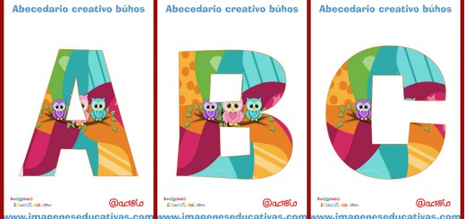 Abecedario creativo Búhos Portada