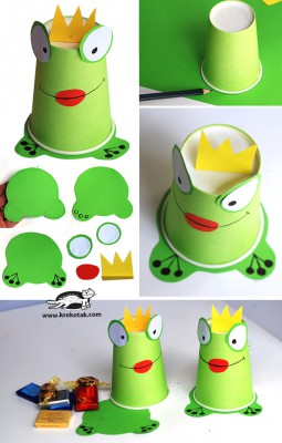 Monstruos y animales con vasos y tarrinas de papel (2)