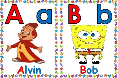 Abecedario Cartoon (1)