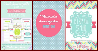 Descargable Pack para organizar el nuevo año 2015 Portada