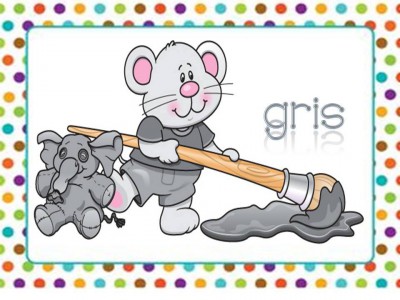 Tarjetas aprendemos los colores con en ratón Colorín (10)