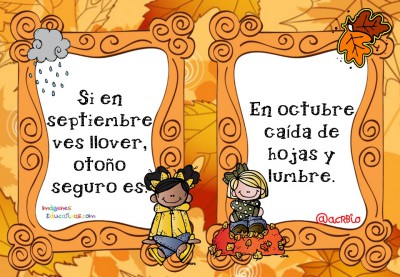Tarjetas imprimibles cada mes con refrán la mano se dan. (10)