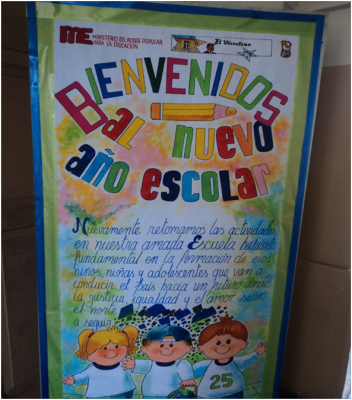 periódico mural del mes de Agosto Mural de Bienvenida (1)