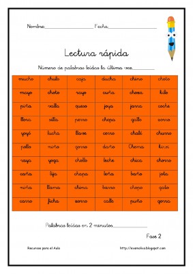 Cuaderno para mejorar la lectura. Lectura Rápida (33)