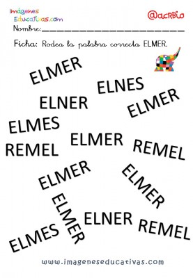 Elmer Elefante atención y grafo (13)