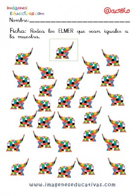 Elmer Elefante atención y grafo (15)