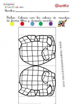 Elmer Elefante atención y grafo (7)