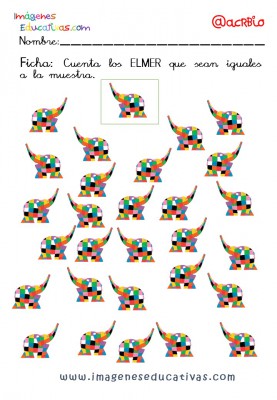 Elmer Elefante atención y grafo (17)