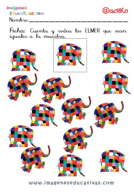 Elmer Elefante atención y grafo (19)