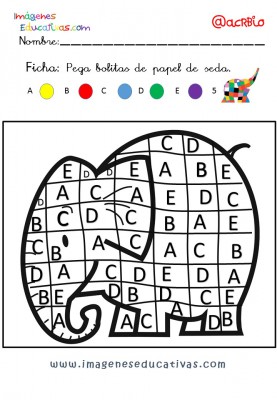 Elmer Elefante atención y grafo (5)