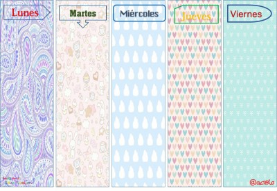 Planificadores Semanales Diferentes Formatos (10)