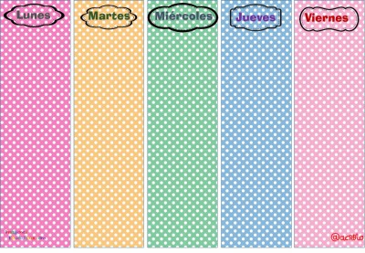 Planificadores Semanales Diferentes Formatos (14)