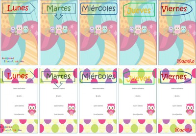 Planificadores Semanales Diferentes Formatos (5)