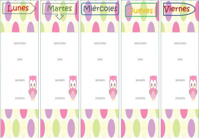 Planificadores Semanales Diferentes Formatos (7)