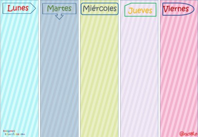 Planificadores Semanales Diferentes Formatos (8)