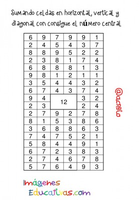 Sopas de Numeros Repasamos la suma (5)