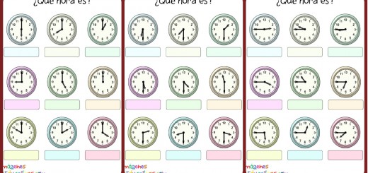 Trabaja las horas y los relojes Portada