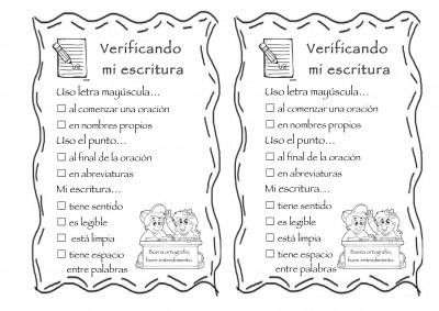 Verificando mi escritura