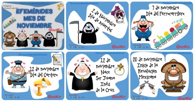 Efemérides mes de noviembre Portada