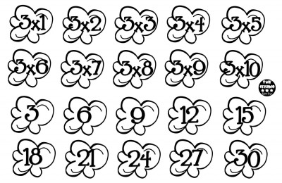 Tablas de multiplicar juego palomitas ByN (2)